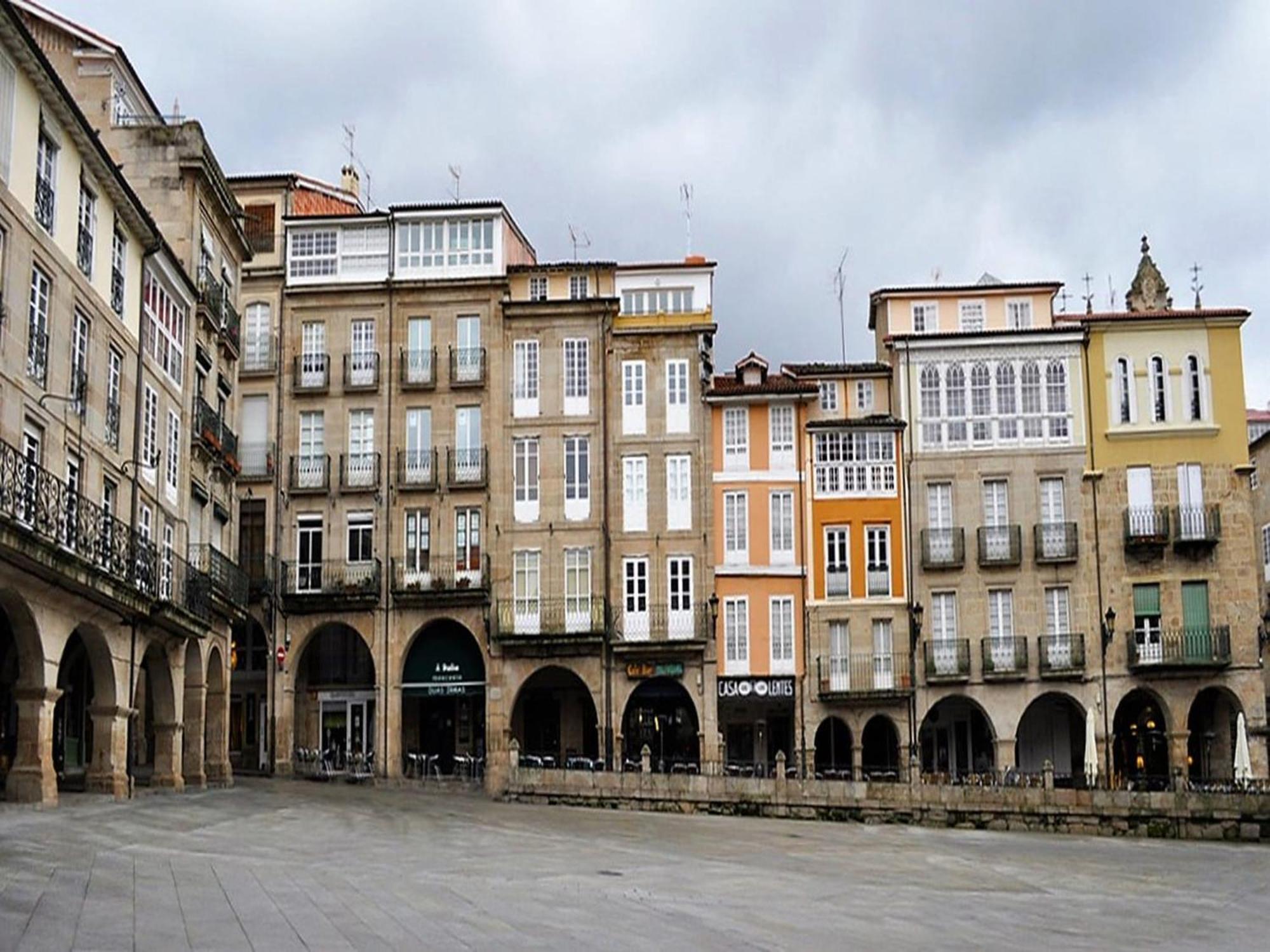 Charming Apartment In Ourense Overlooking The City Esterno foto